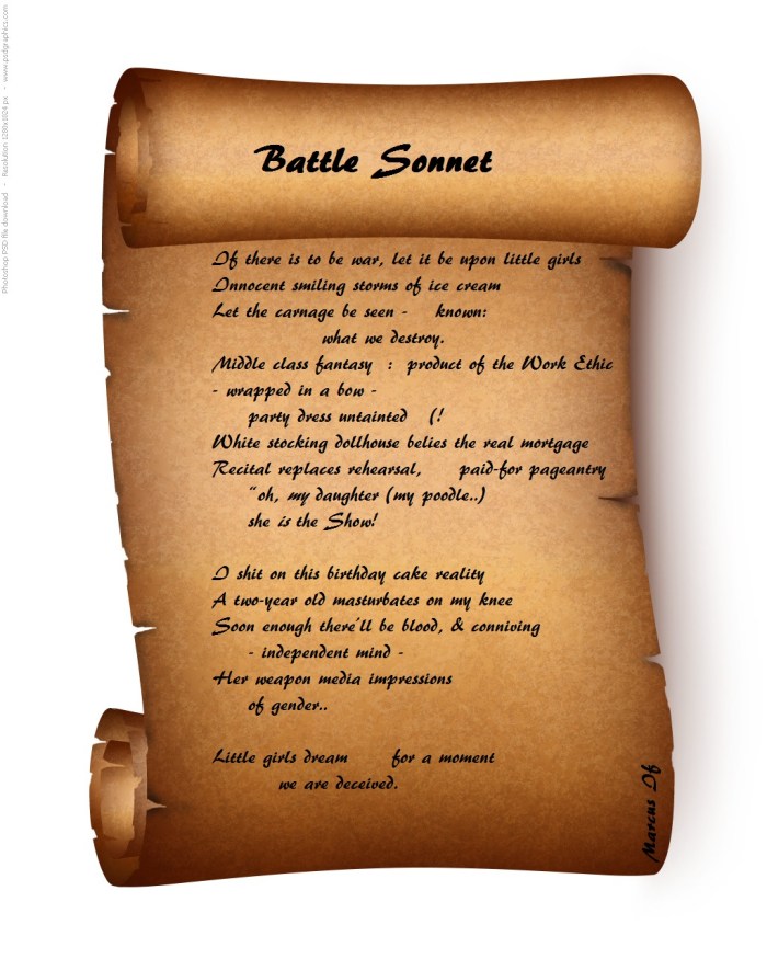 Scroll Battle Sonnet